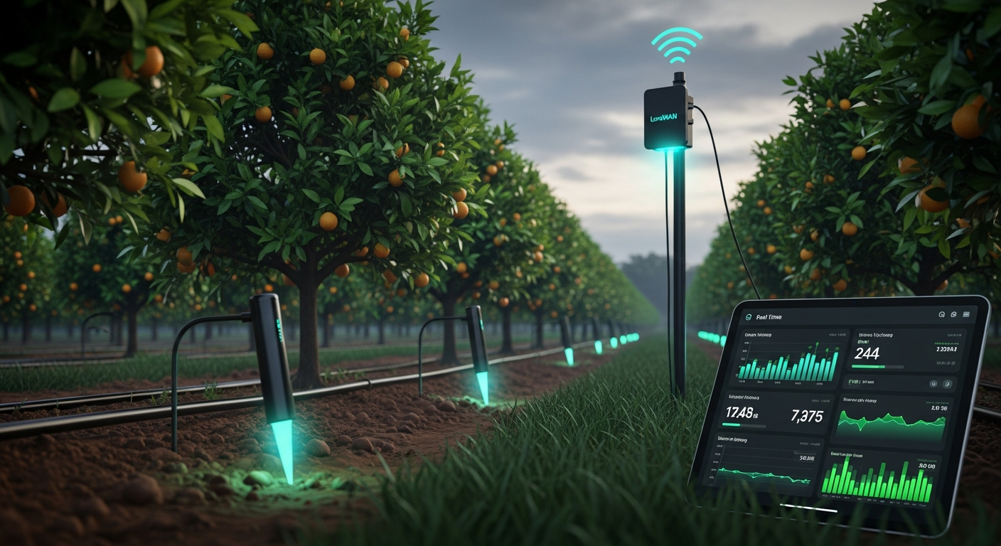 Smart water management across 3 400 hectares of citrus farmland